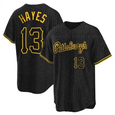 Nike / Youth Pittsburgh Pirates Ke'Bryan Hayes #13 White Replica